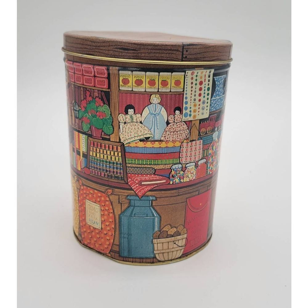 Vintage 1970's Unique General Store Tin